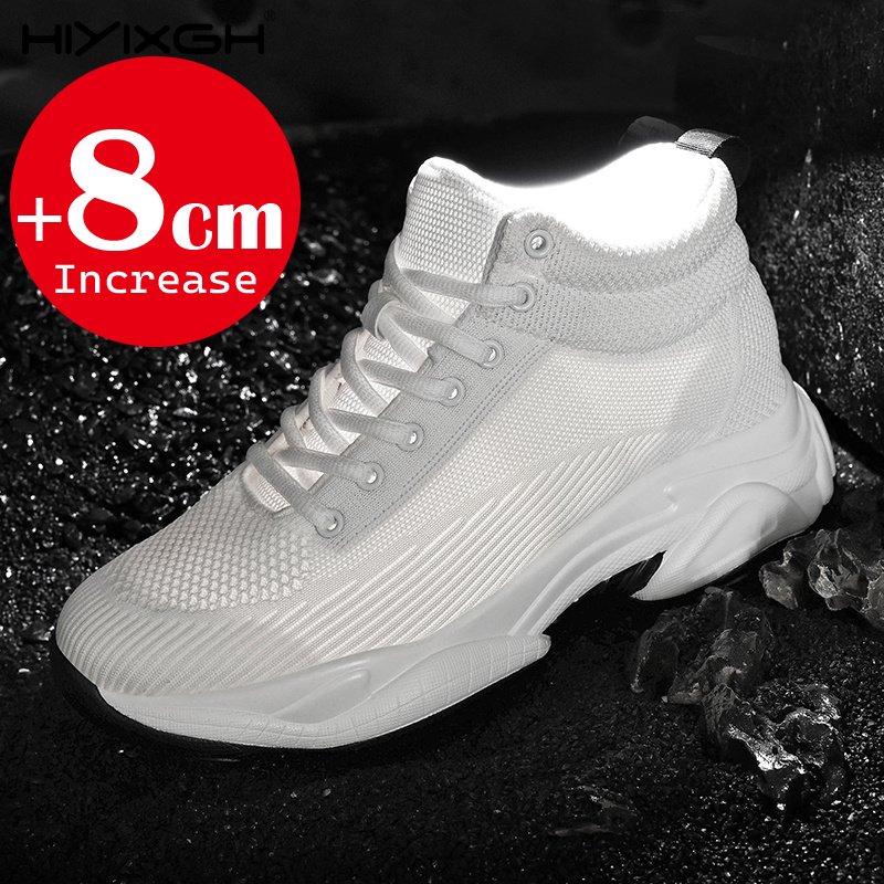 Men Women 8cm Height Increasin - Men'S Shoes With Height Increase ulasan dan harga