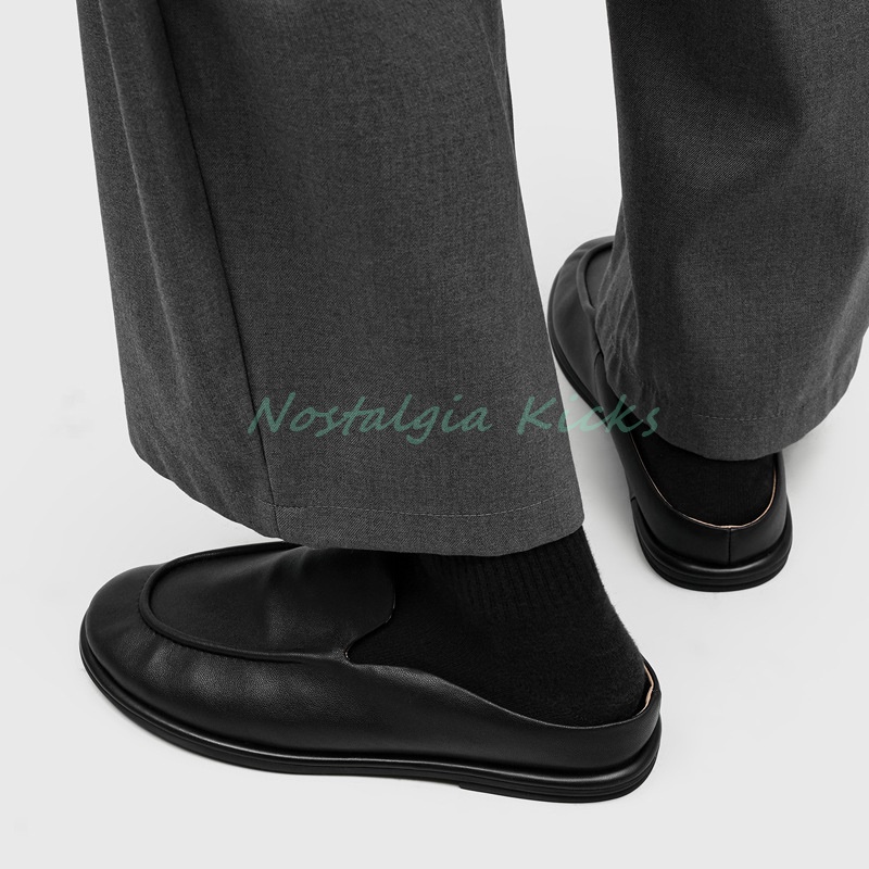 Mens Leather Mules Backless Sl - Men'S Shoes Smart ulasan dan harga