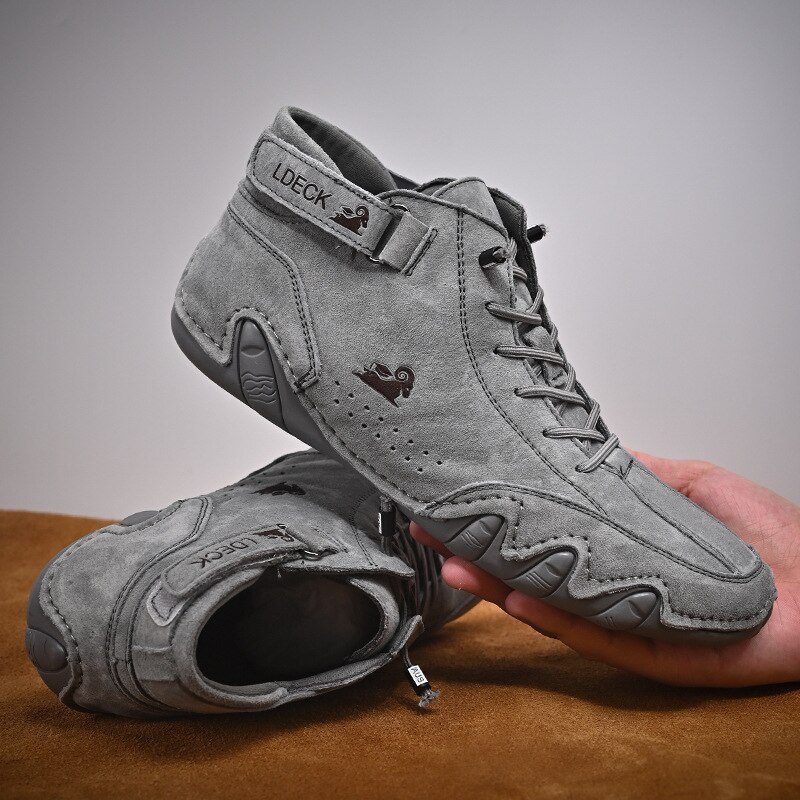 Men Boots Casual Motorcycle Wi - Men'S Shoes Water Resistant ulasan dan harga