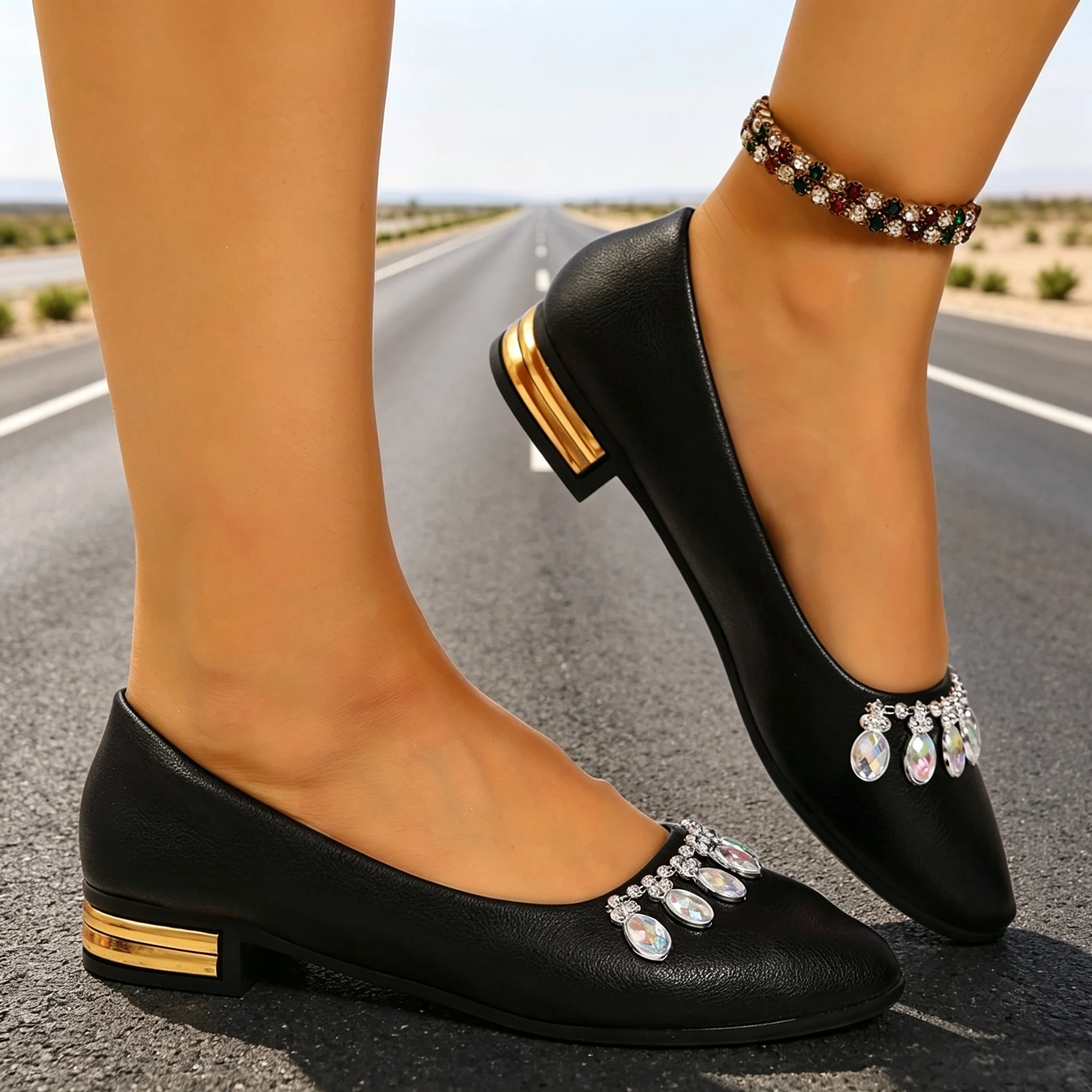 Women Flats Pointed Toe Ballet - Men'S Shoes Hoka Sale ulasan dan harga