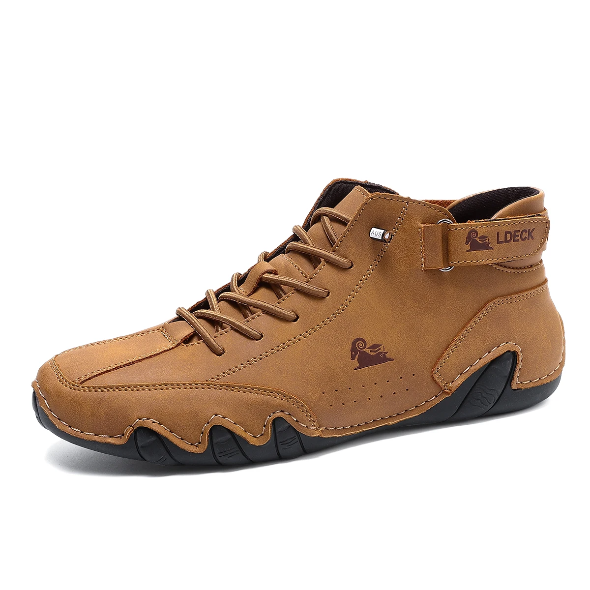Men's Leather Shoes Ankle Boot - Men'S Shoes Hey Dude ulasan dan harga