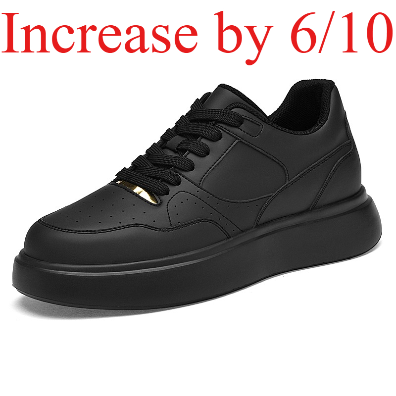 Men Solid Faux Leather Skate S - Men'S Shoes With Height Increase ulasan dan harga