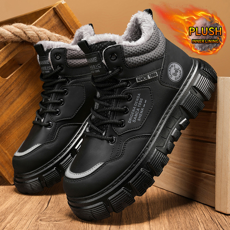 Winter Velvet High Top Men's B - Men'S Shoes With Height Increase ulasan dan harga