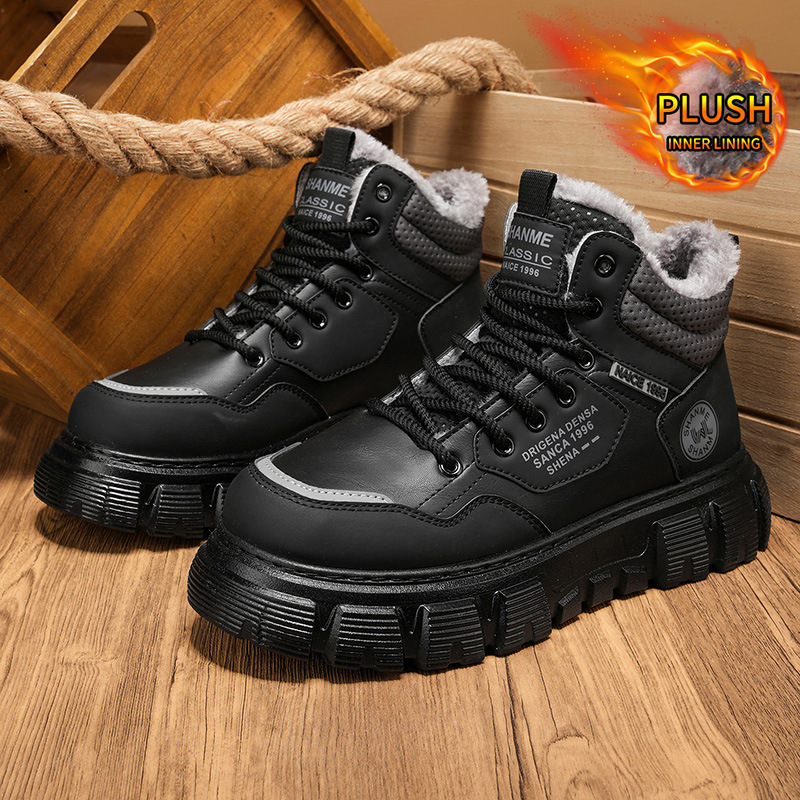 Winter Velvet High Top Men's B - Men'S Shoes With Height Increase ulasan dan harga