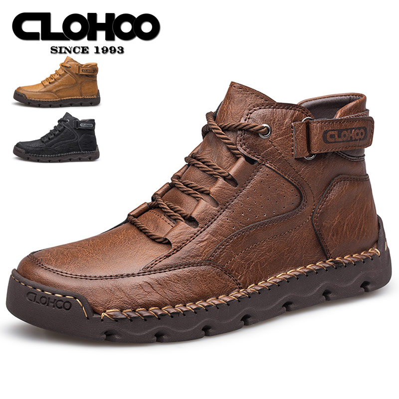 CLOHOO Hand-Sewn Men's Shoes C - Men'S Shoes Hey Dude ulasan dan harga