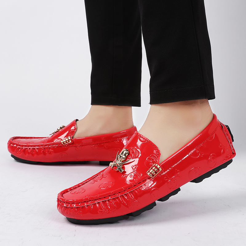 Men Quality Shoes Shine Skull  - Men'S Shoes Hey Dude ulasan dan harga