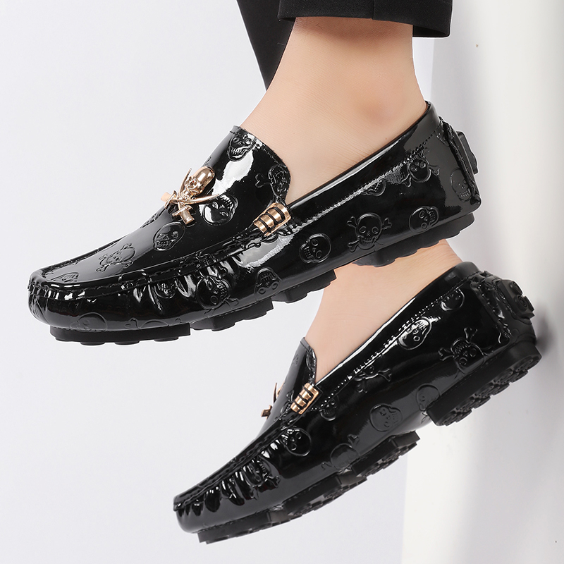 Men Quality Shoes Shine Skull  - Men'S Shoes Hey Dude ulasan dan harga
